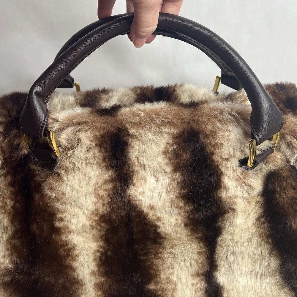 Dennis‎ by Dennis Basso Faux Fur Weekender Bag Faux Fur